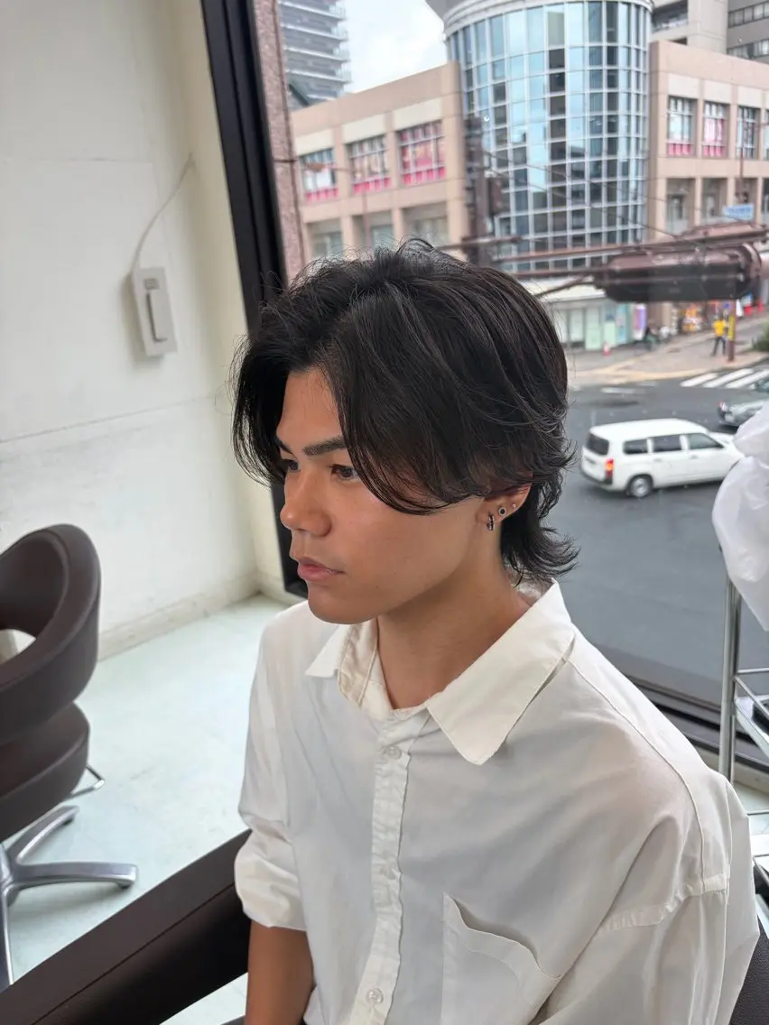 パーマ メンズ メンズパーマ ニュアンスパーマ カット パーマ WILL 上村拳吾 似合わせ特化のヘアスタイル