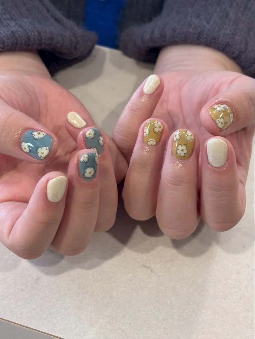 ネイル シンプルネイル ハンドネイル iconail 下北沢 NONのネイルデザイン