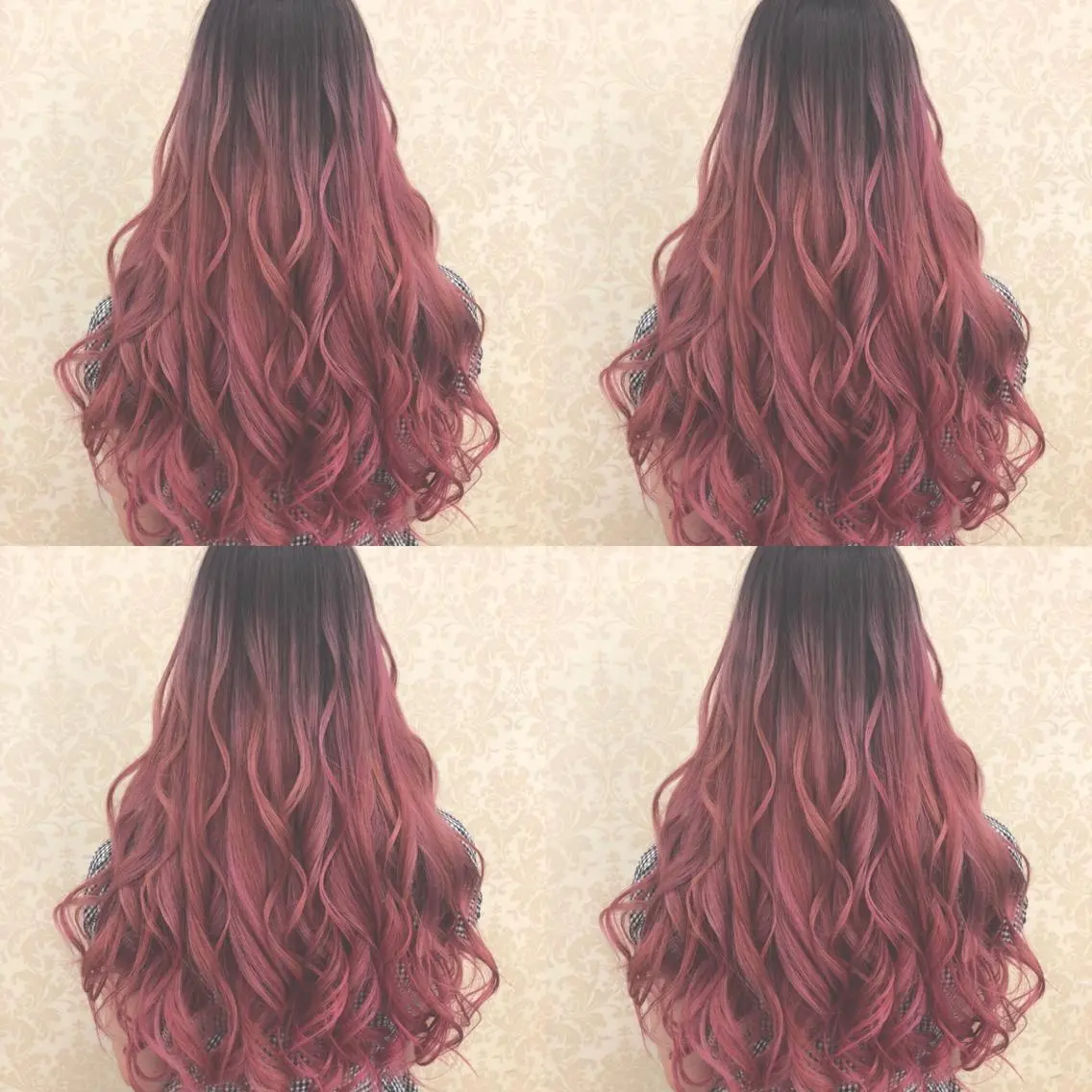 ロング カラー グラデーションカラー ピンクカラー 🌷MAYU 🌷のヘアスタイル