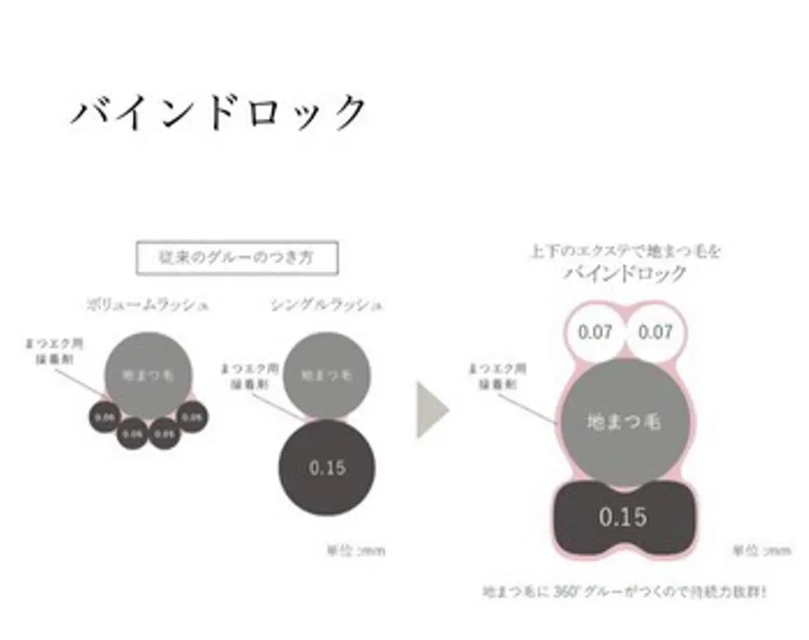 バインドロック 80束（アイシャンプー込み）の写真