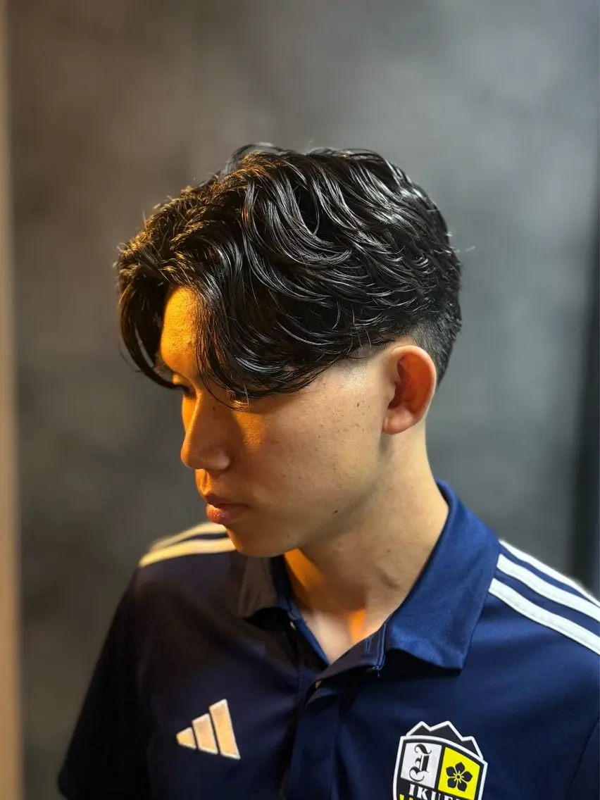 【メンズ限定】《人気No.1メニュー》フェザーパーマの写真