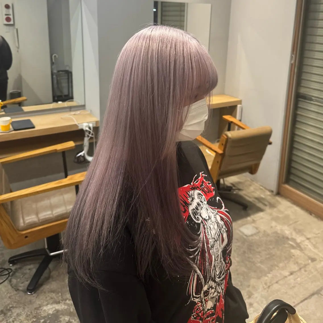 ロング カラー ブリーチ ヘアカラー トリートメント のぐち ゆうき/ ブリーチ デザインのヘアスタイル