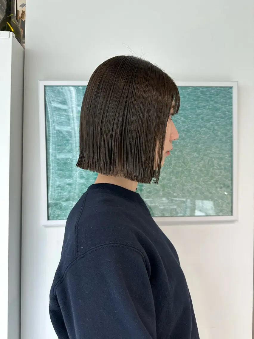 ミディアム カラー キッズ カット ヘアカラー トリートメント オトナヘア🌸 harukaのヘアスタイル
