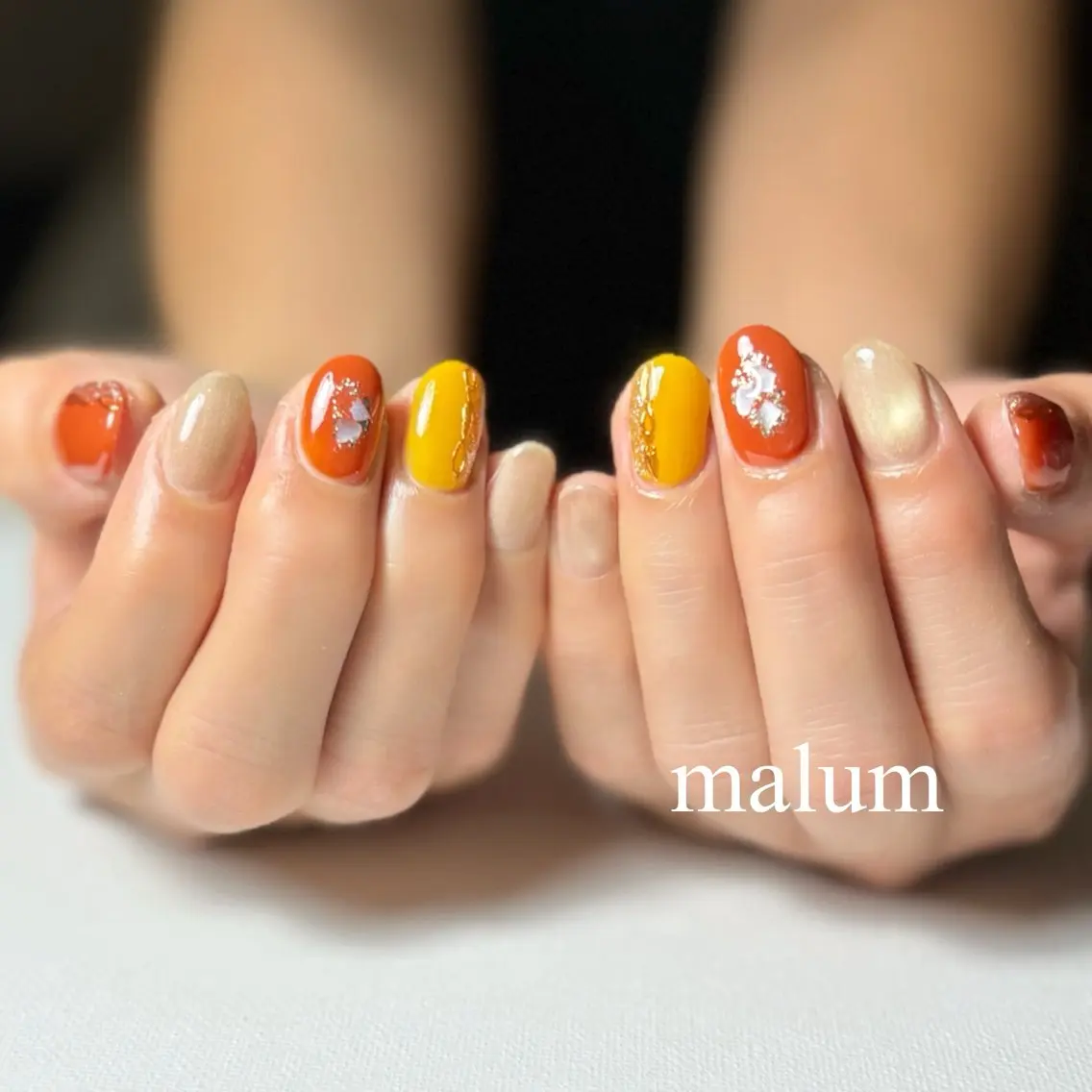 ネイル ハンドネイル malum nailのネイルデザイン