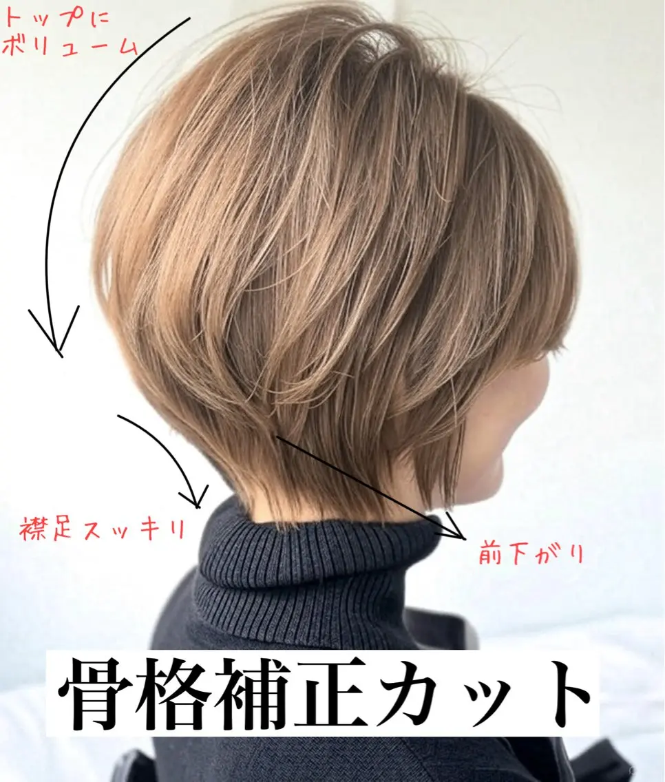 【骨格補正カット】 シャンプー/ブロー込みの写真