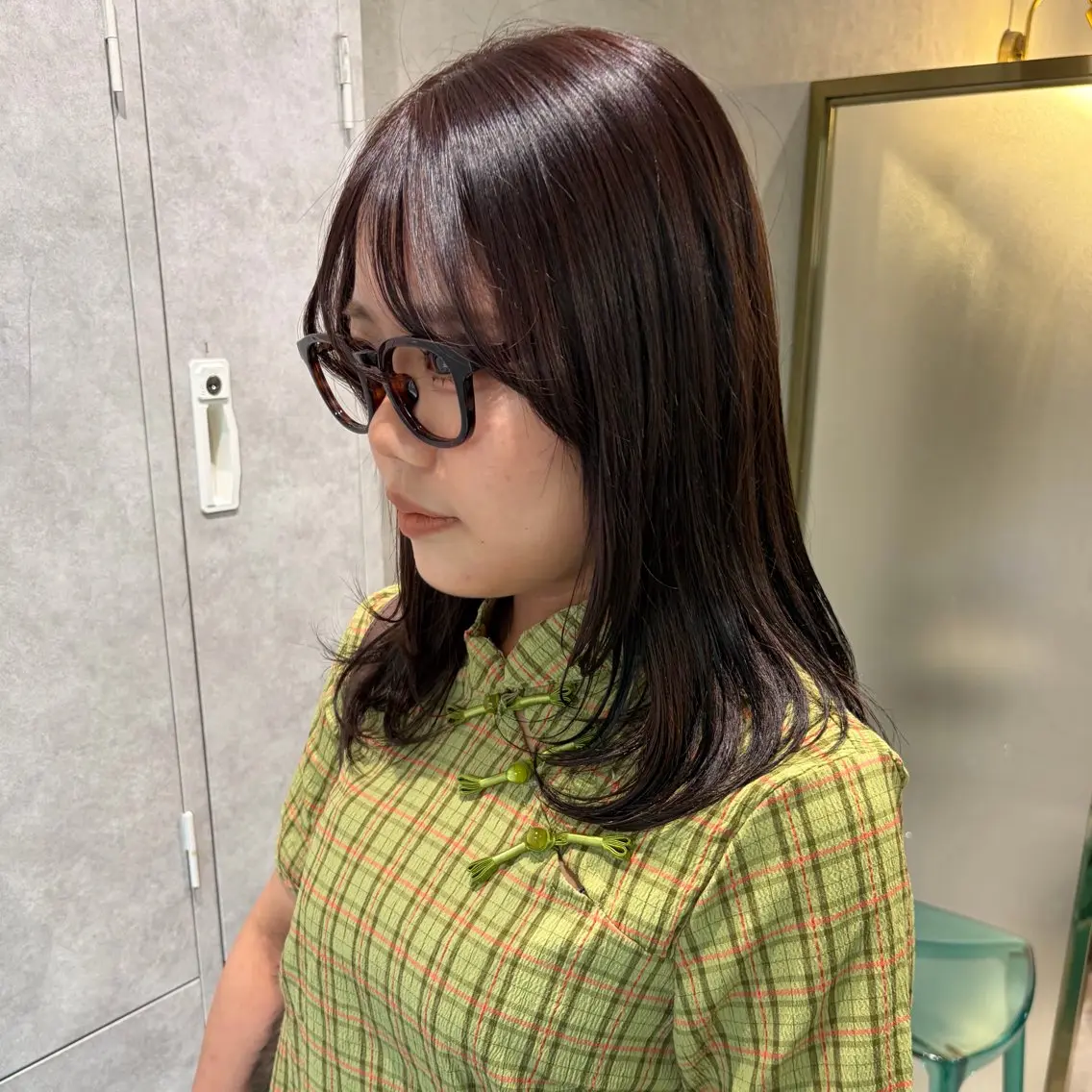 ミディアム 似合わせカット ヘアカラー 新宿/ボブ/カラー 🎠Runeのヘアスタイル