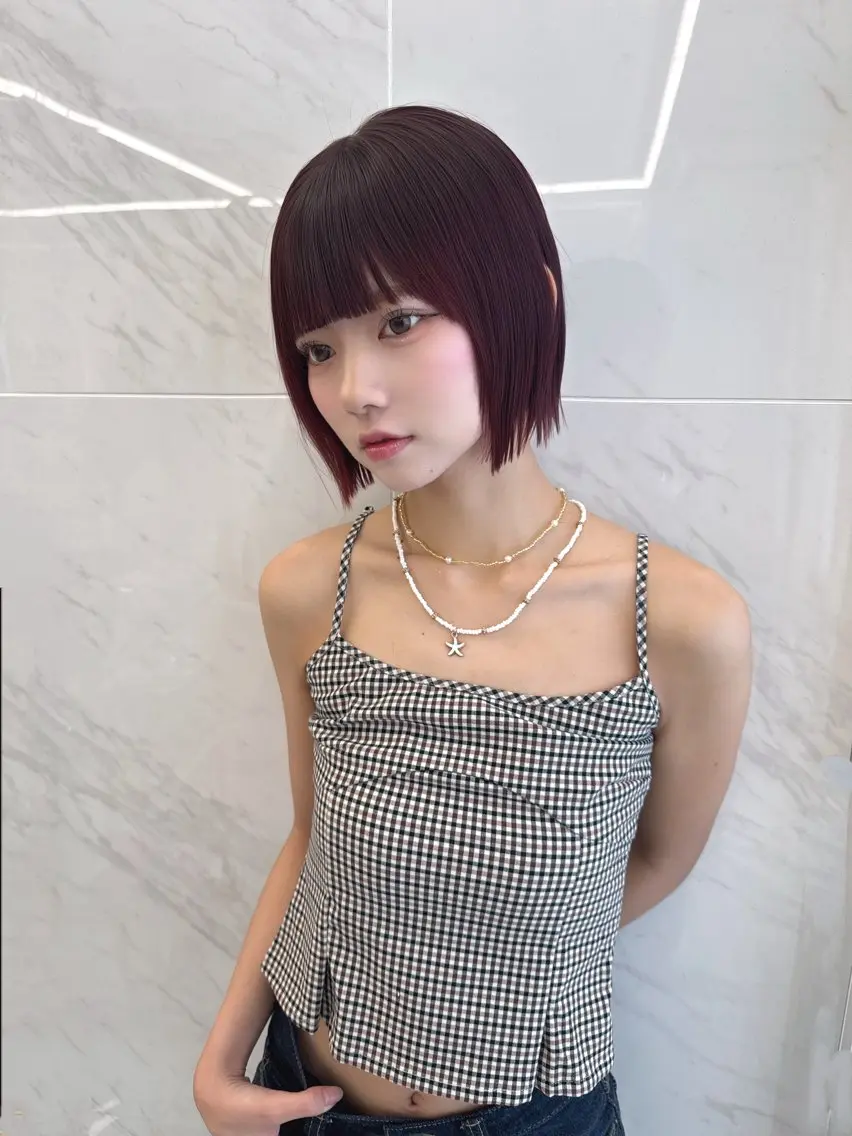ショート カラー ヘアカラー ヘアセット 栄美容師/kiti /ボブ/ケントのヘアスタイル
