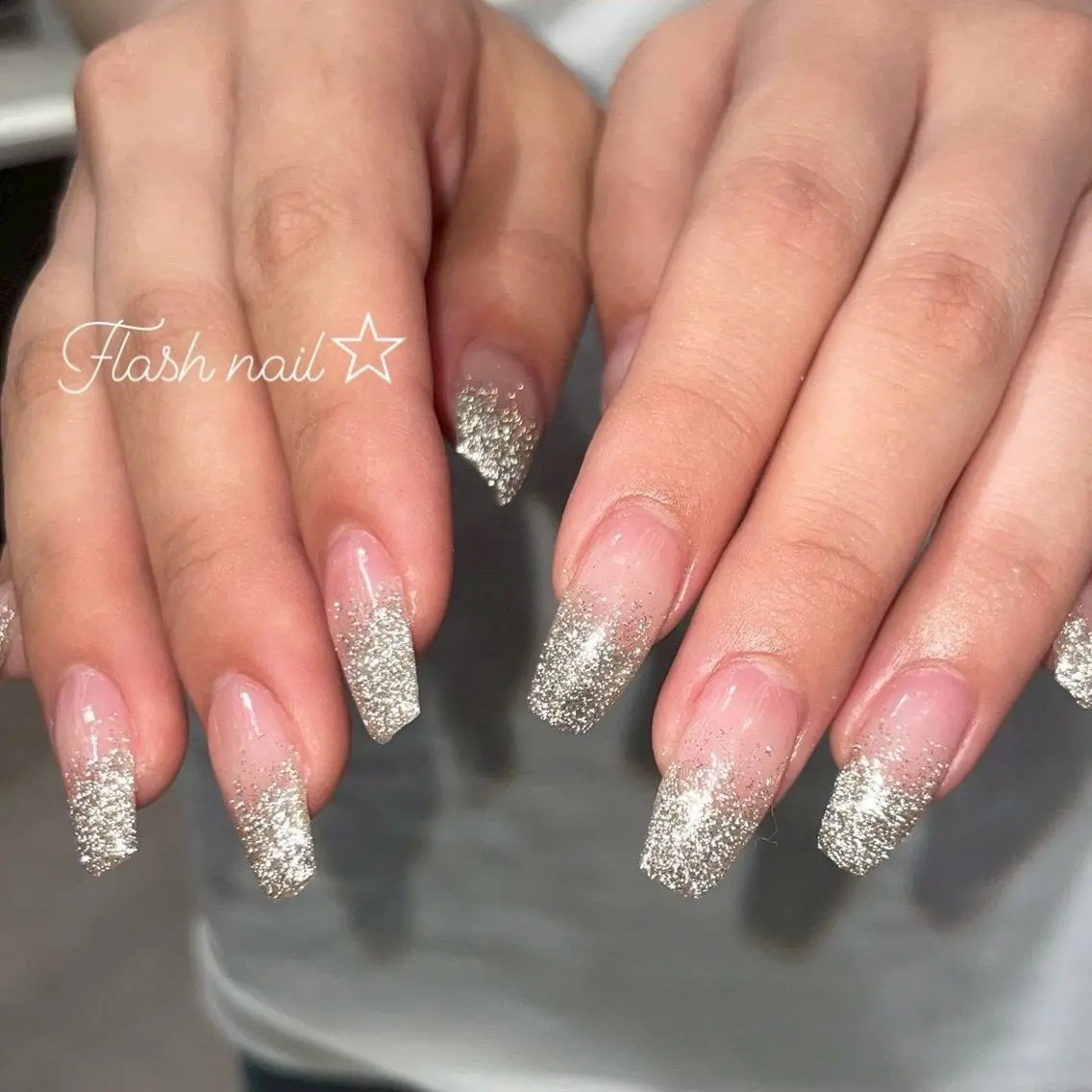 💅6月末まで💅カラーグラデーション🩵※オフ込み🫶の写真