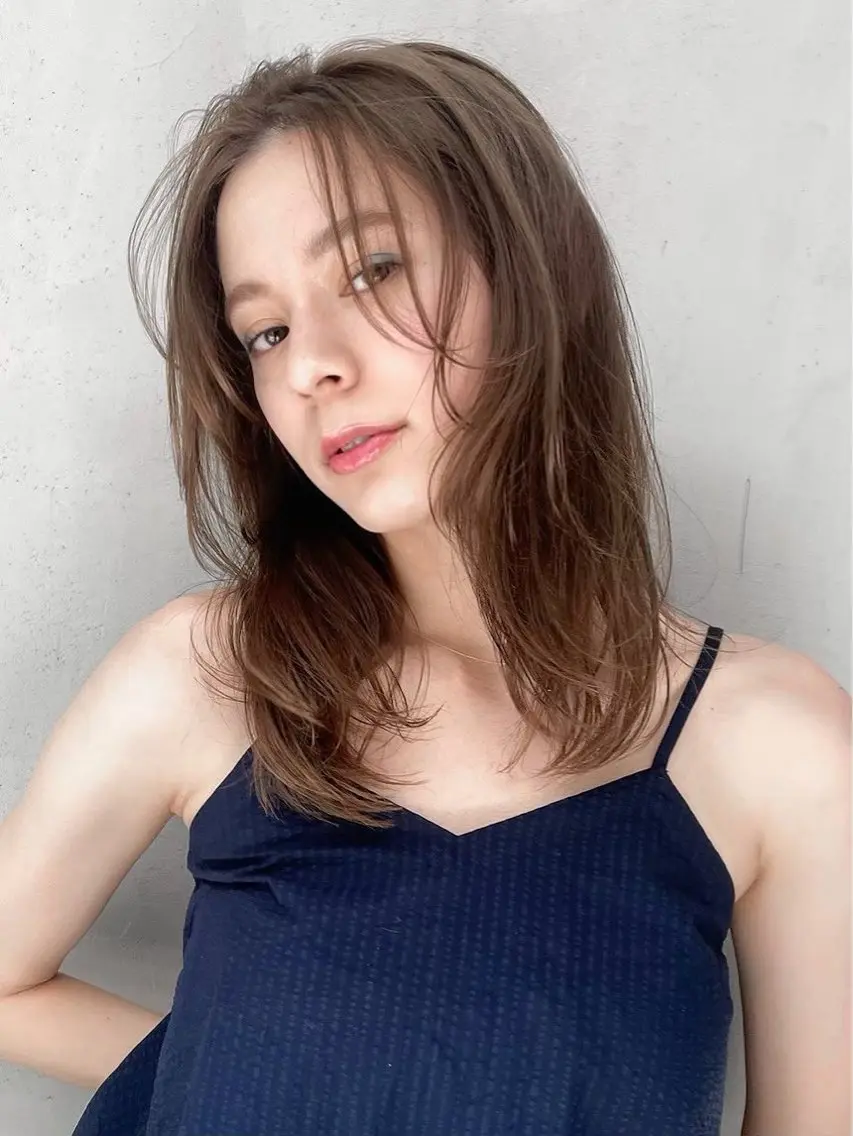 セミロング YUTSUKI 🫧のヘアスタイル