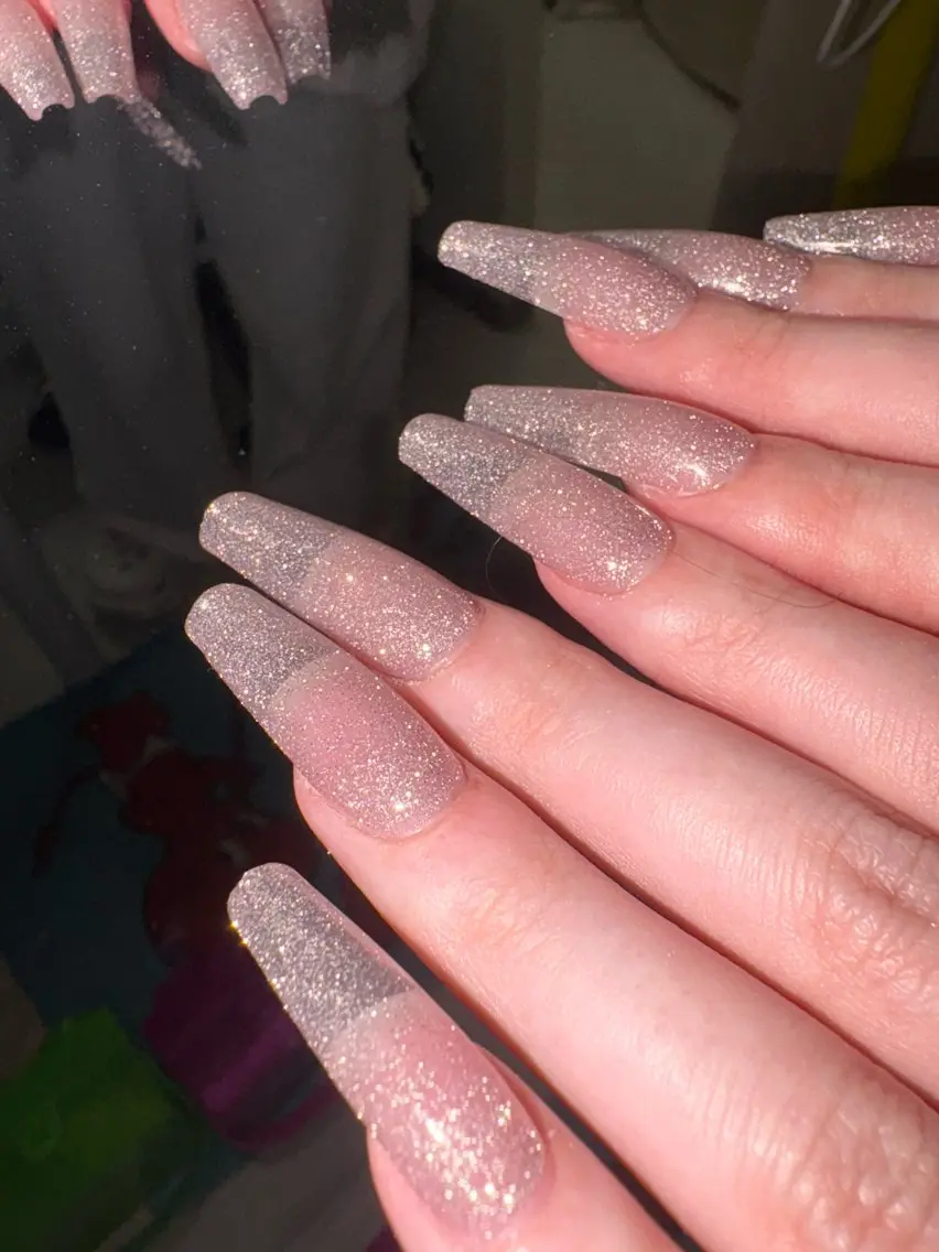 ネイル フラッシュネイル ロングネイル 33nail✴️栄 スミレ❇️Gel-xのネイルデザイン