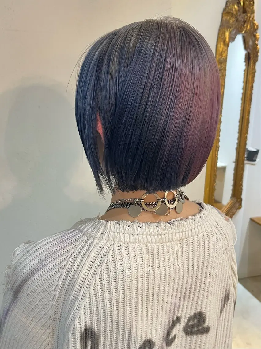 ミディアム カラー カット ヘアカラー トリートメント 🩵DAICHI /デザイン特化🩵のヘアスタイル