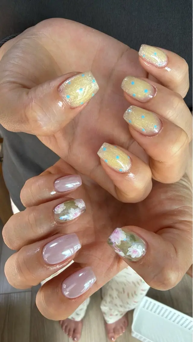 ネイル ハンドネイル 33 nail salon 徳山里美のネイルデザイン