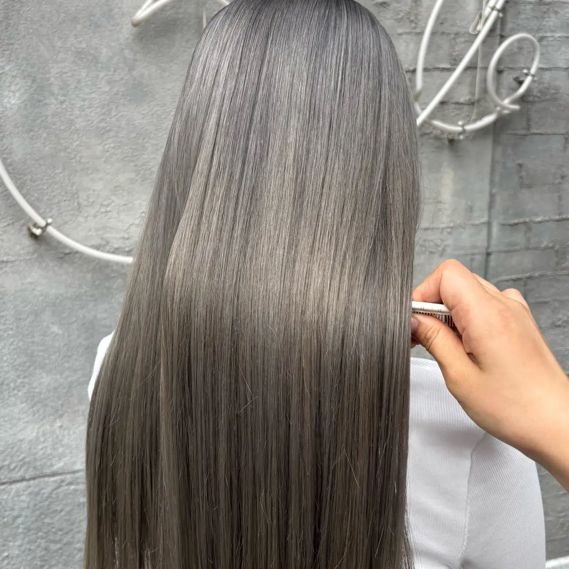 ロング カラー ヘアカラー BELO OSAKA マオのヘアスタイル