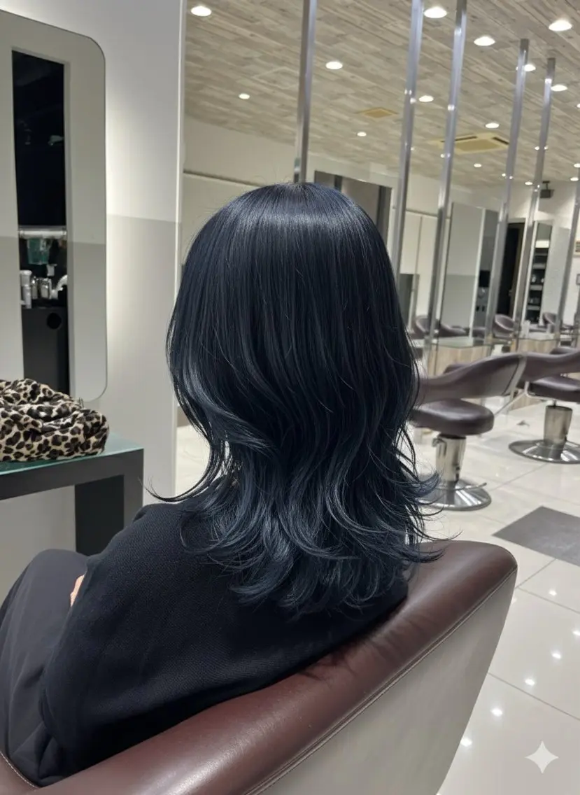 セミロング カラー ヘアカラー トリートメント 坂詰 空のヘアスタイル
