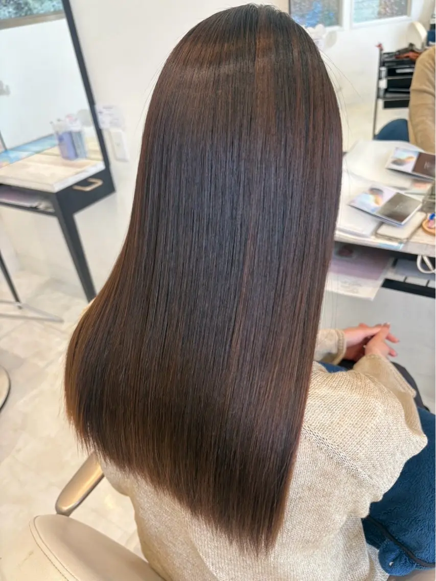 平日限定【最高級Rejeトリートメント🌟】人気No. 1ブリーチ毛でもツヤサラヘアに🙋♀️の写真