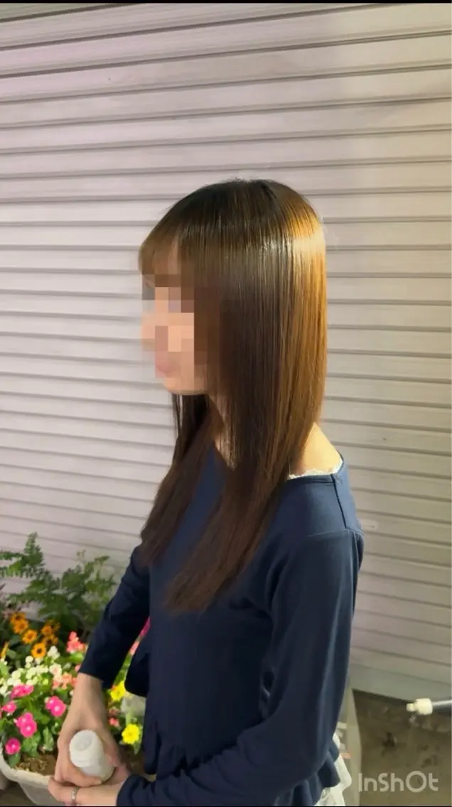 ミディアム 縮毛矯正 𖥔 ݁ ˖✿₊˚⊹ ソウ🌻のヘアスタイル