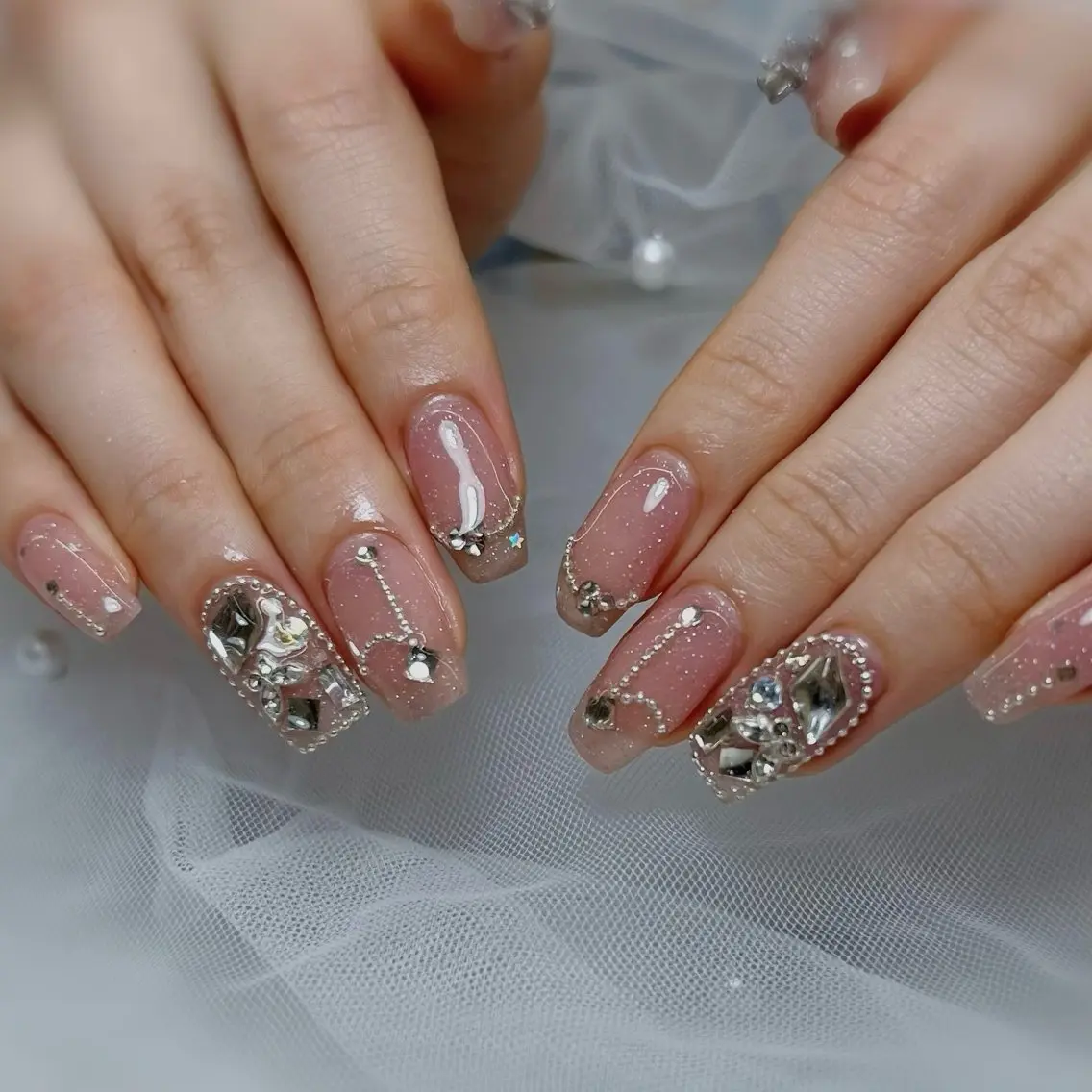 【月5枠限定】💎自爪デザイン&パーツやり放題💎【オフケア込】の写真