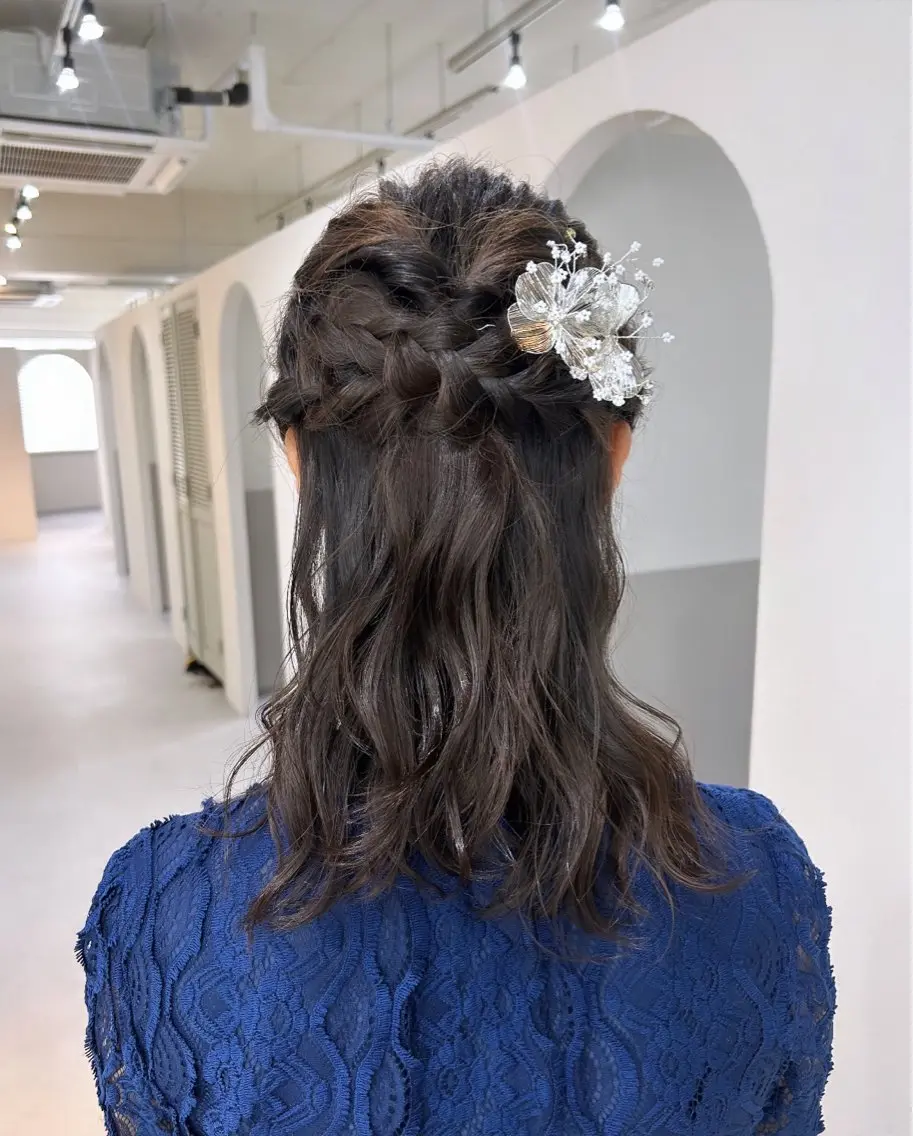 ミディアム ヘアセット ふわっとレイヤー☆ 菅原 千鶴のヘアスタイル