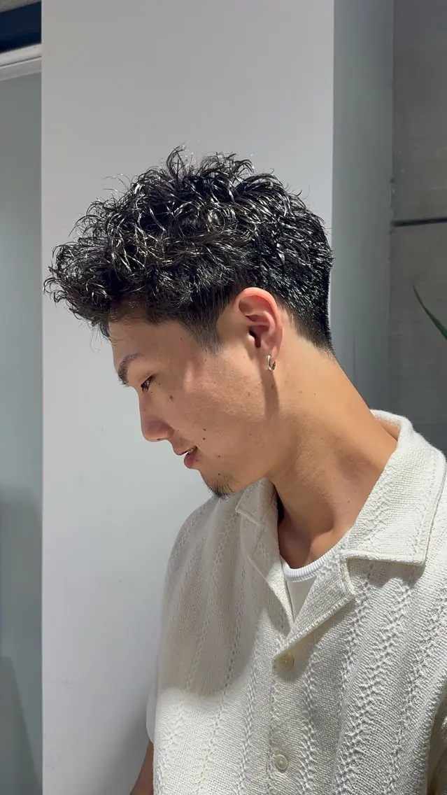 ショート パーマ RESSUAL くるみのヘアスタイル