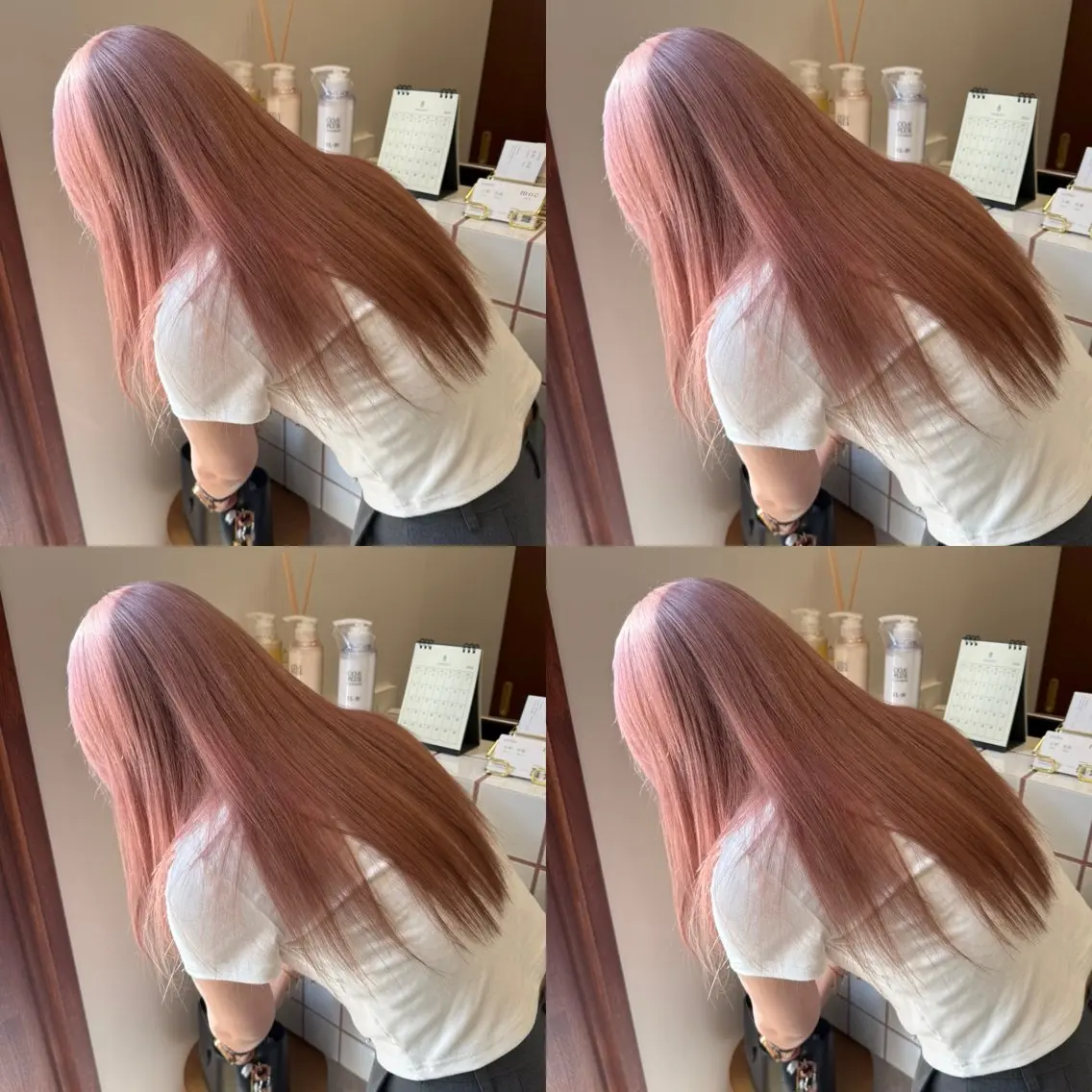 ロング カラー ブリーチ ダブルカラー イヤリングカラー イルミナカラー ブリーチなしカラー ヘアカラー トリートメント moc立川 ケアブリーチのヘアスタイル