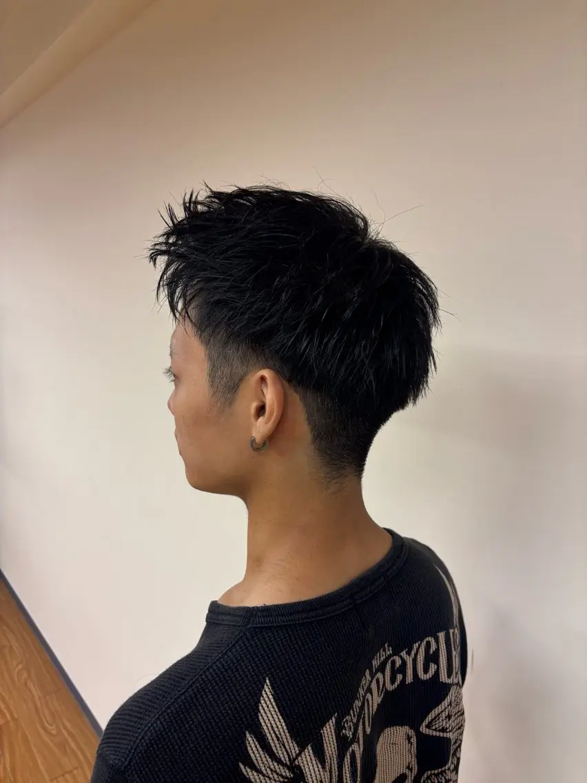 メンズ 学生（メンズ向け） メンズショート 刈り上げ 佐々木 羚皇のヘアスタイル