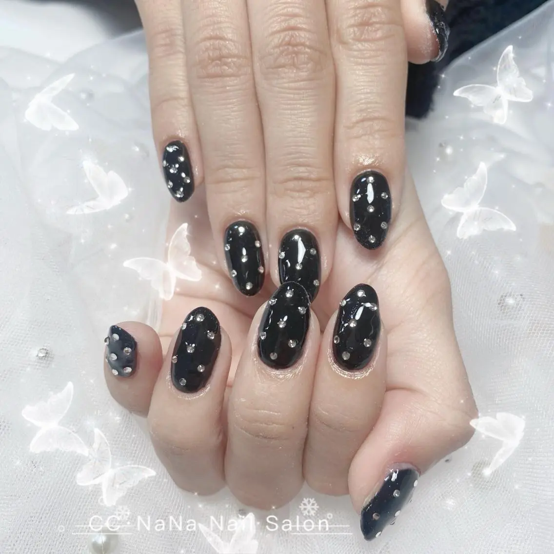 ネイル ジェルネイル キラキラネイル パラジェル スカルプネイル ハンドネイル 💎CC・NaNa 韓国風ネイル🌙Cのネイルデザイン