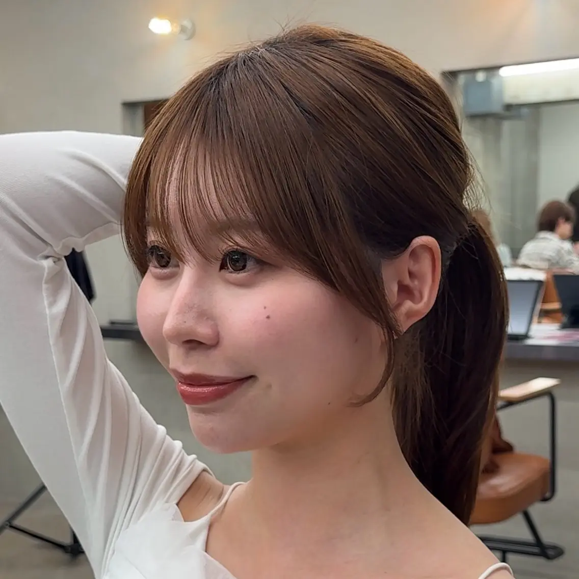 ミディアム カラー レイヤー🐏髪質改善 /透明感/みっきーのヘアスタイル