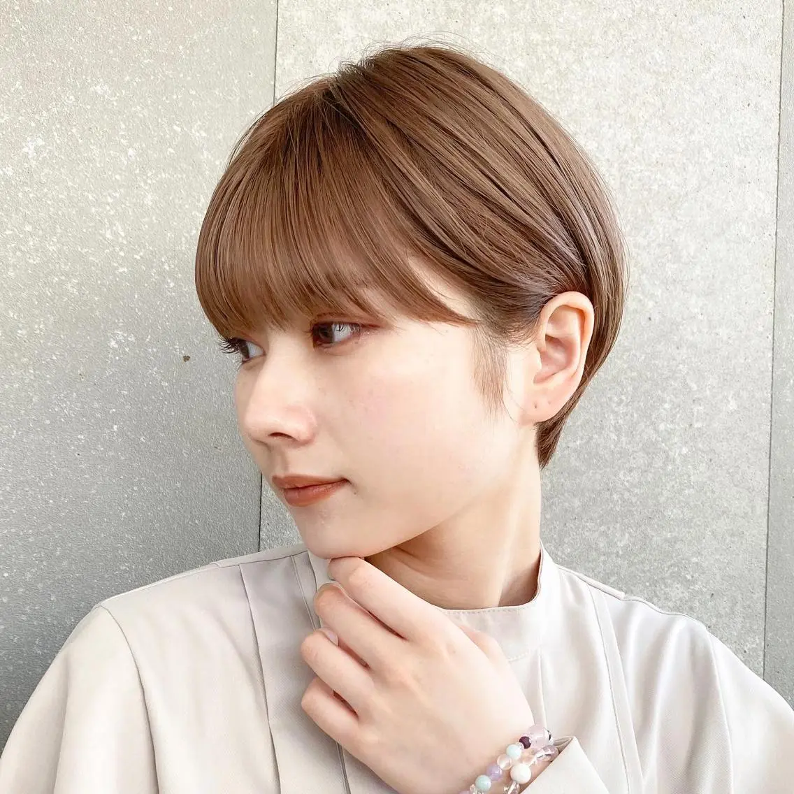 ショート カット ヘアカラー トリートメント 似合わせ/小顔カット 🔷山方直也のヘアスタイル