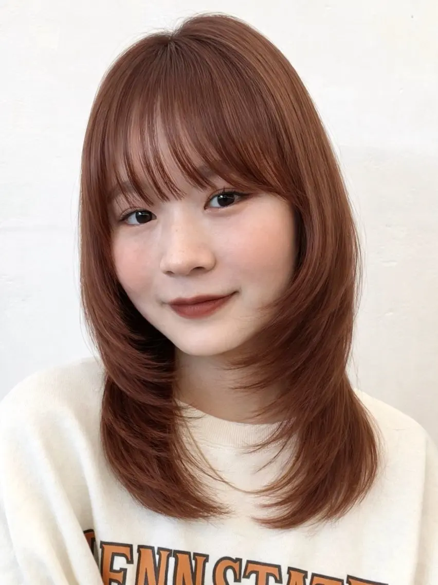 🪄垢抜け🪄【レイヤーカット＋ワンカラー】＋選べるトリートメント🧴の写真