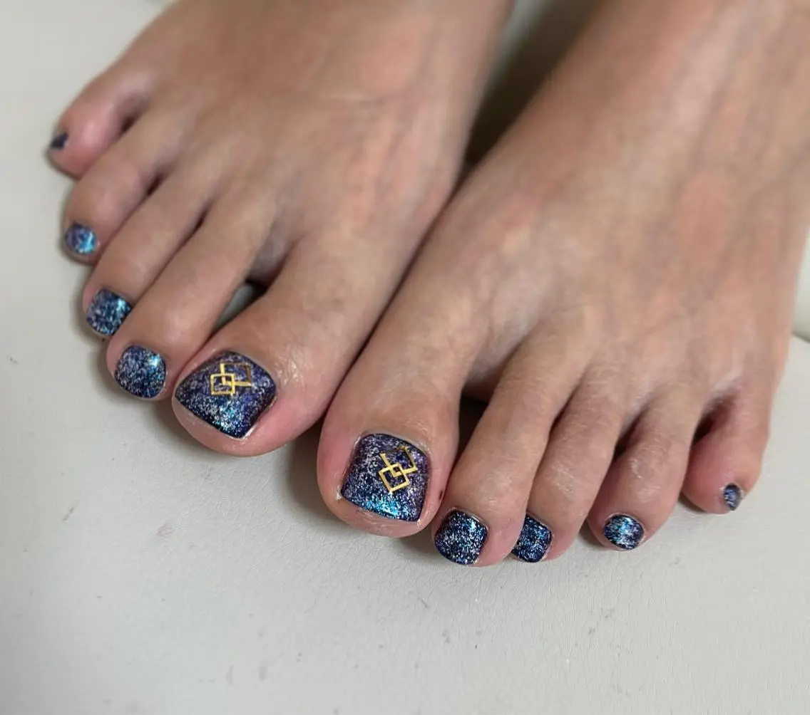 ネイル フットネイル シンプルネイル nail M&Tのネイルデザイン