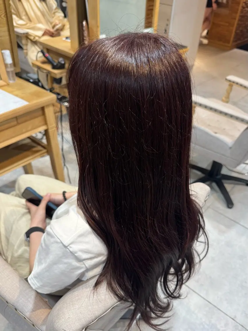 ロング カラー ヘアカラー crea ₊˚⊹ ʚɞのヘアスタイル
