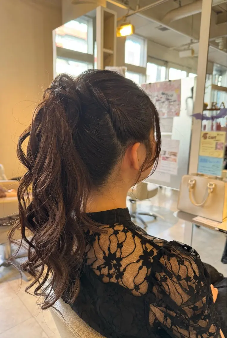 ヘアアレンジ ヘアセット 本田 卓也のヘアスタイル