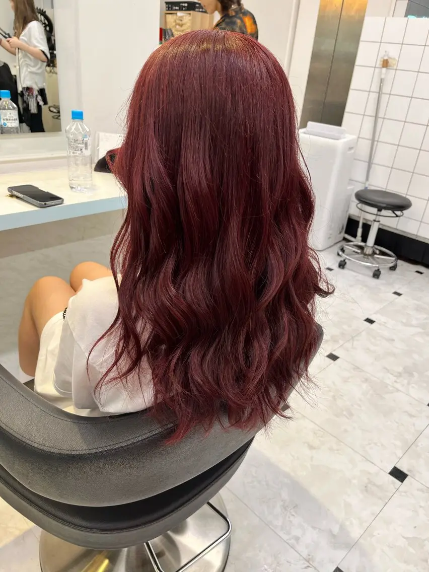 ロング カラー ヘアカラー トリートメント 愛されカラー🩷 はるなのヘアスタイル