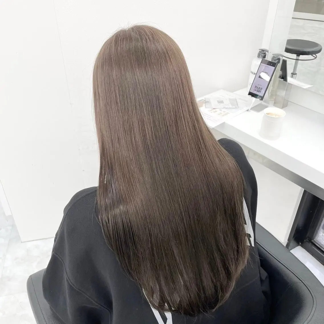 カラー カット ヘアカラー トリートメント ヘアセット 透明感ベージュ🤎 manami👒🌿のヘアスタイル