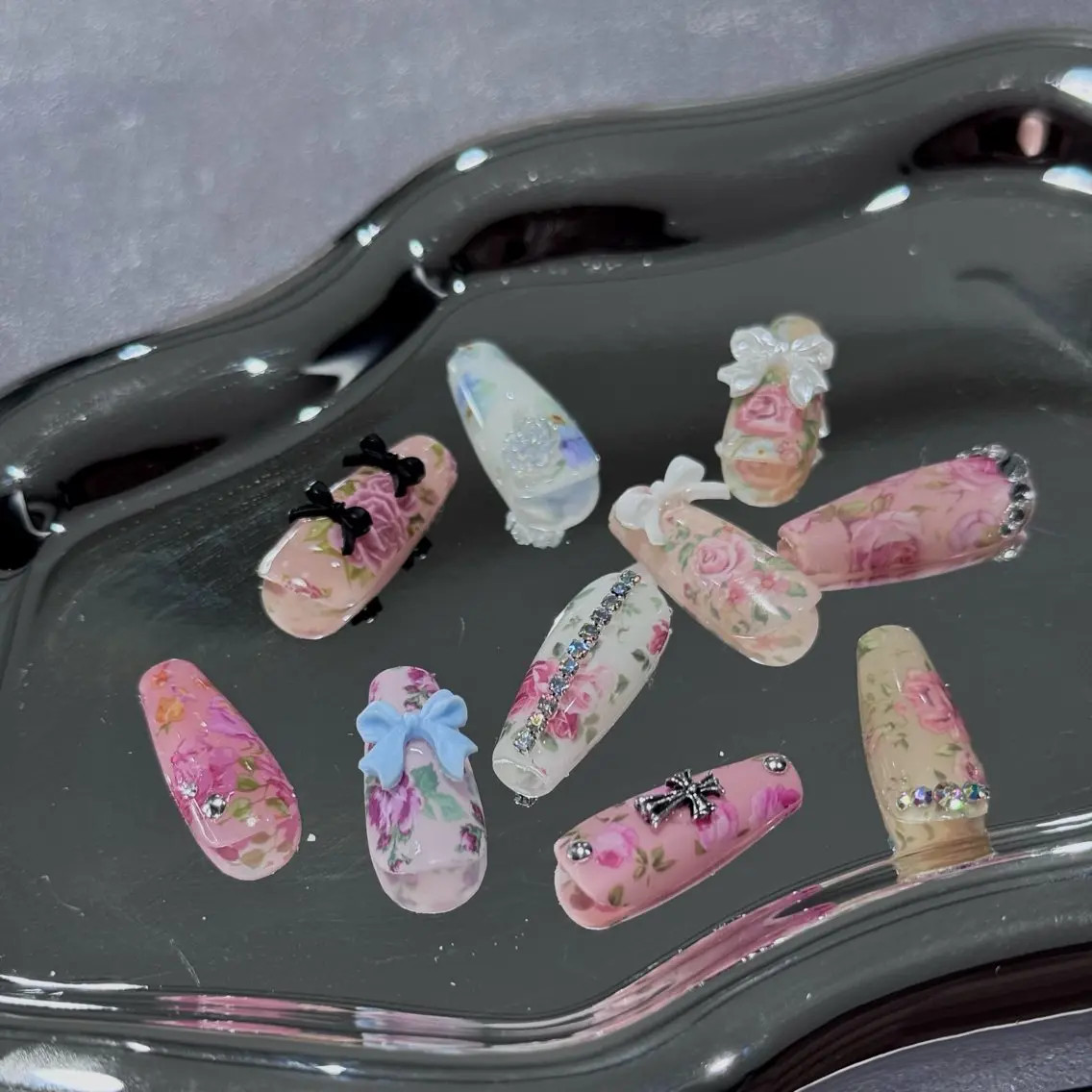 ネイル フラワーネイル ハンドネイル Nail 中村公園 kanakoのネイルデザイン