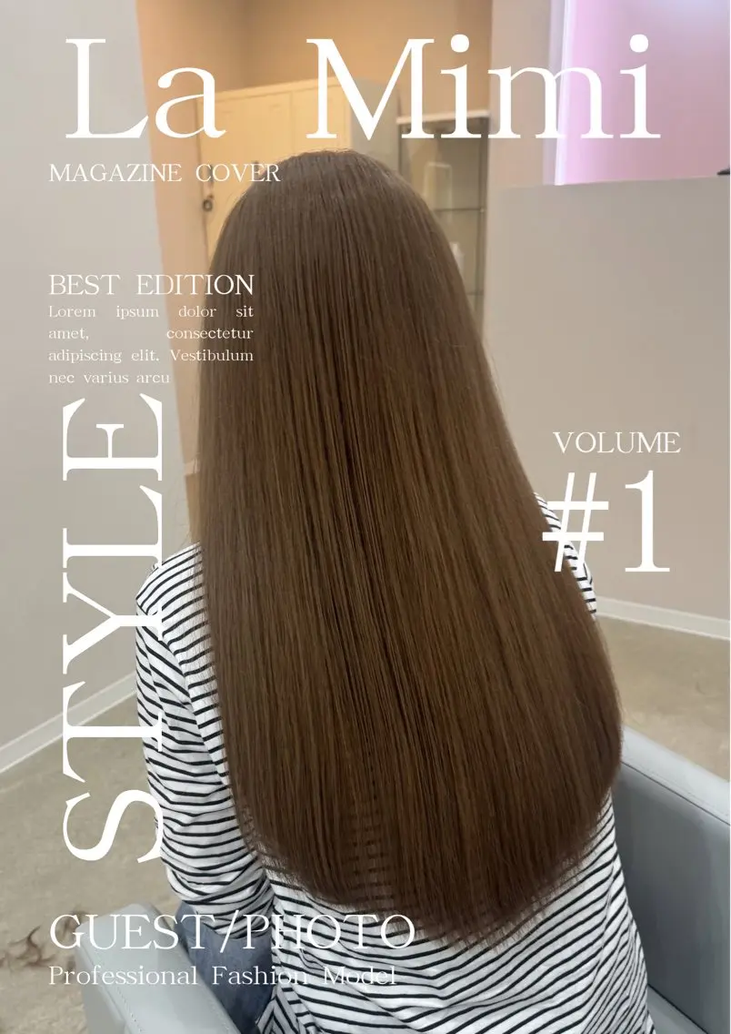 ロング カラー アッシュ バレイヤージュ ミストバング ブリーチ ケアブリーチ ヘアカラー 🫧La Mimi YUI🫧のヘアスタイル