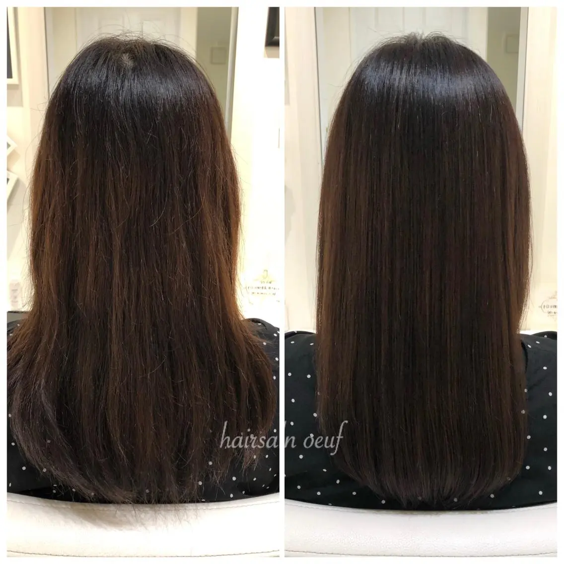 ロング ウフ 長瀬のヘアスタイル