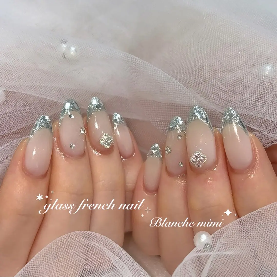 ネイル ハンドネイル Blanche mimi.u_aのネイルデザイン