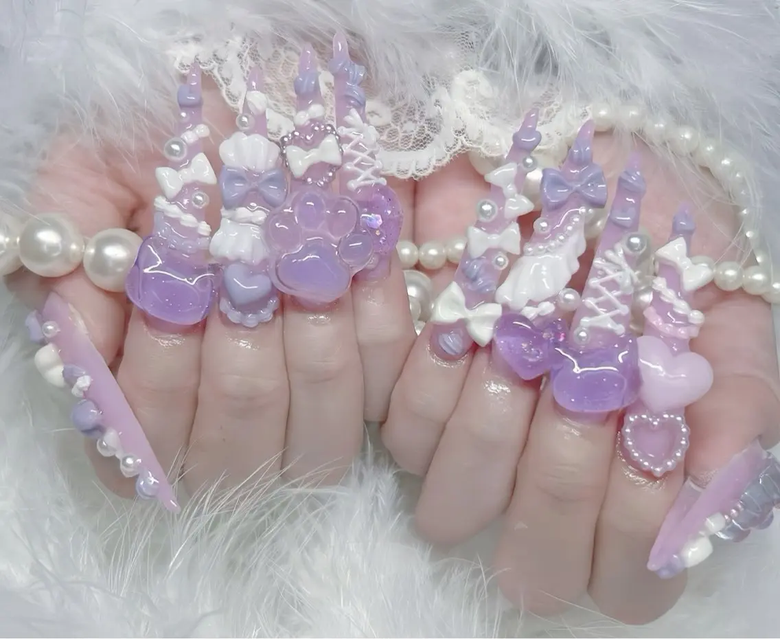 ネイル オーロラネイル ブルー フットネイル ジェルネイル 氷ネイル・うるうるネイル ハンドネイル Rin Nail 新大久保店のネイルデザイン