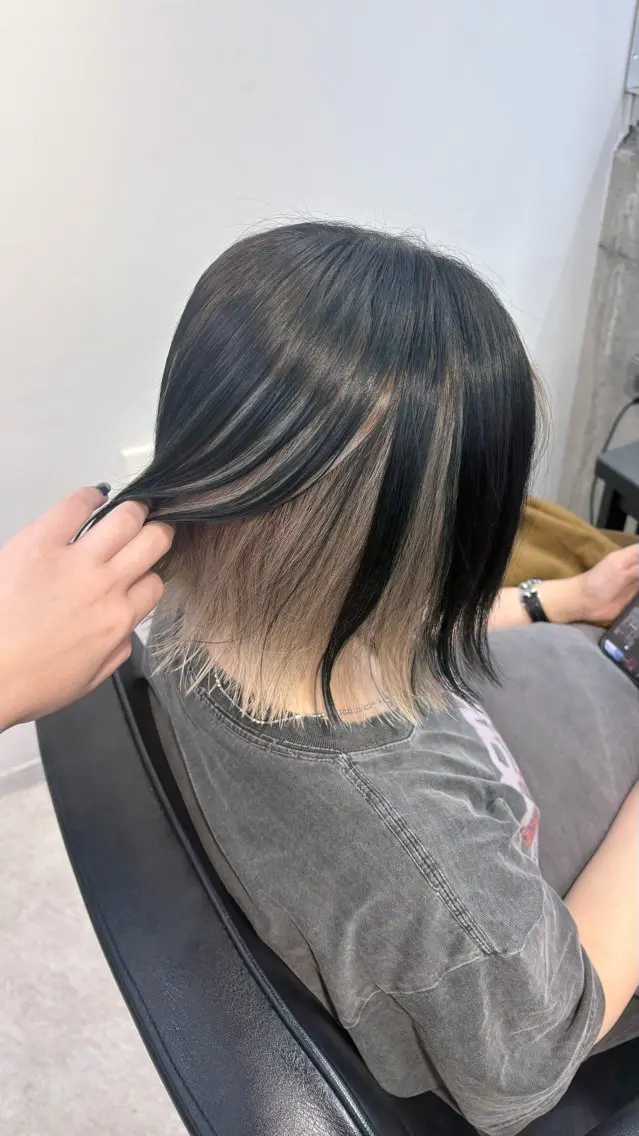 ショート ヘアカラー トリートメント 🌙小林春月/新宿/ 美髪/ハイトーン🌙のヘアスタイル