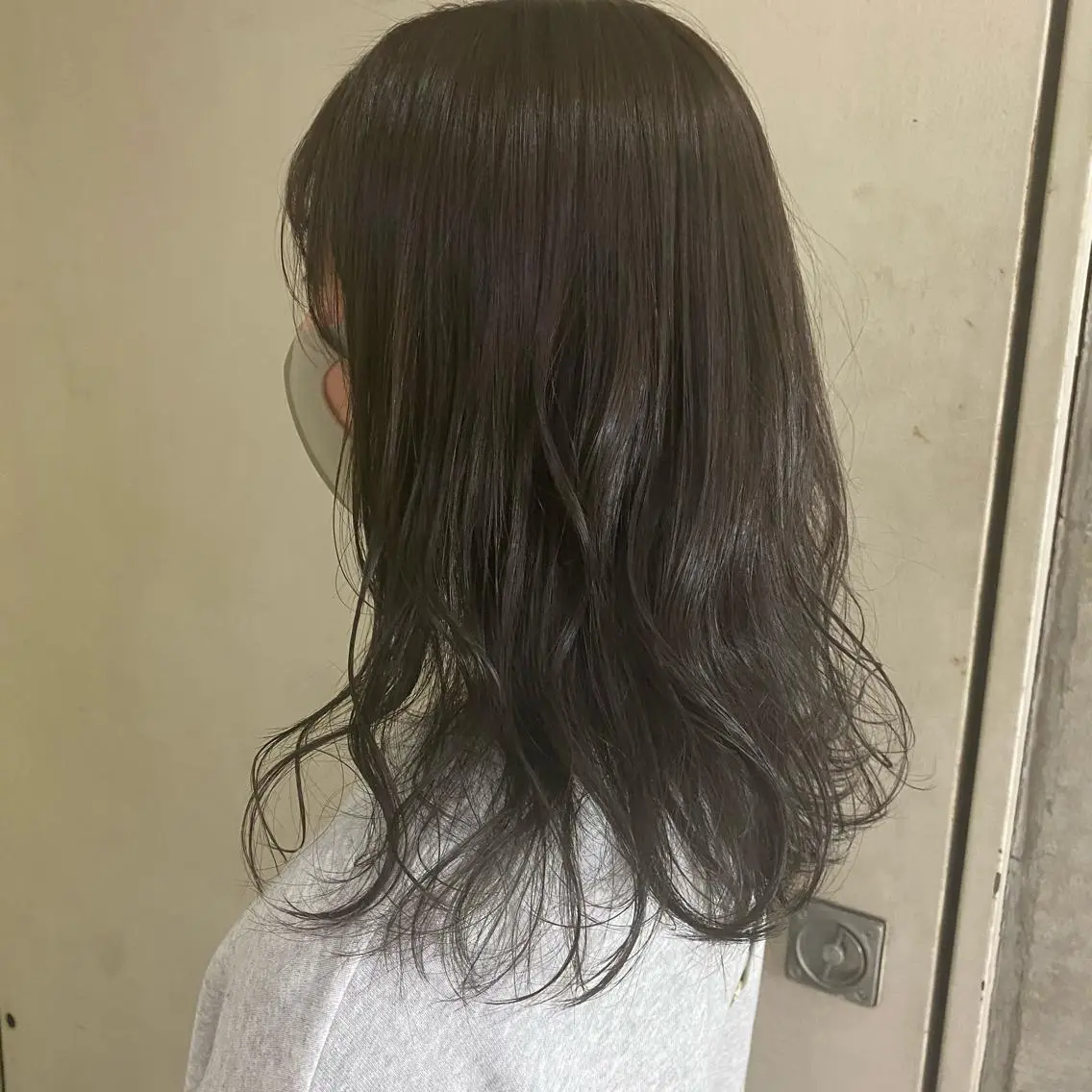 ミディアム カラー ブラウンカラー 清村 和音のヘアスタイル