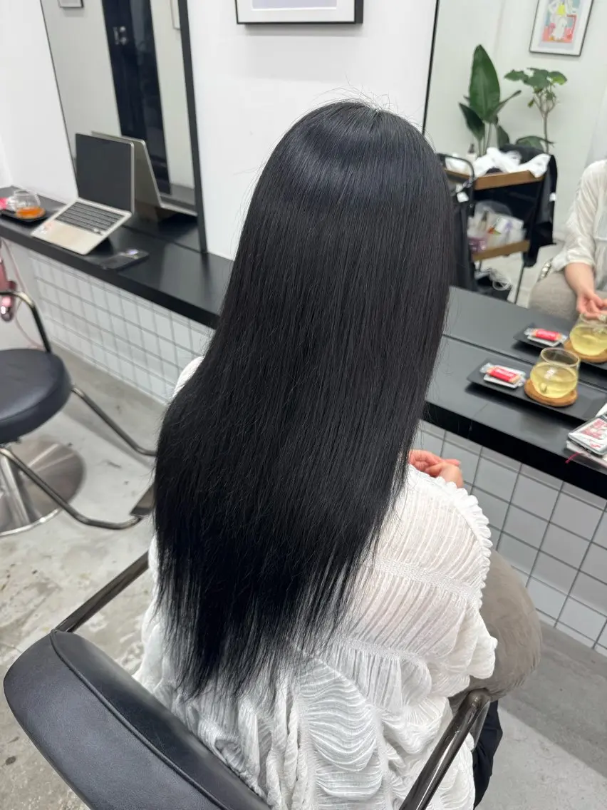 ロング カラー ヘアカラー 🩵しの🩵 JILLSTUDIOのヘアスタイル