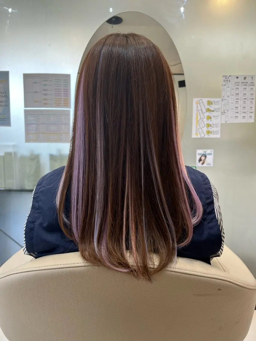 ロング 野村 奈里亜のヘアスタイル
