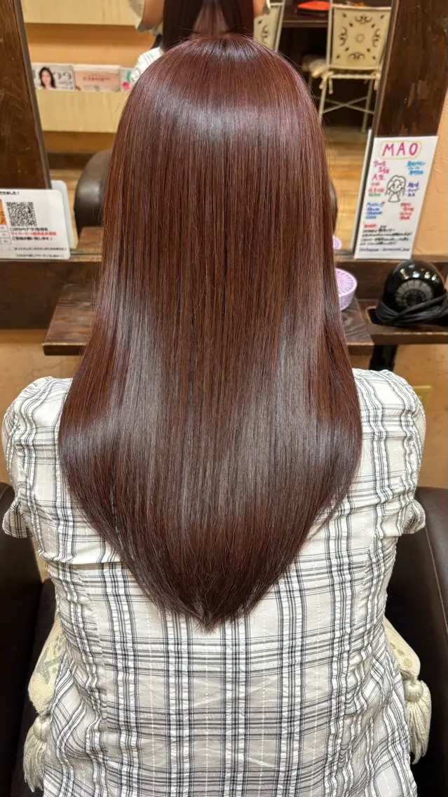 ロング カラー ヘアカラー トリートメント ブリーチカラー🎀 Himariのヘアスタイル