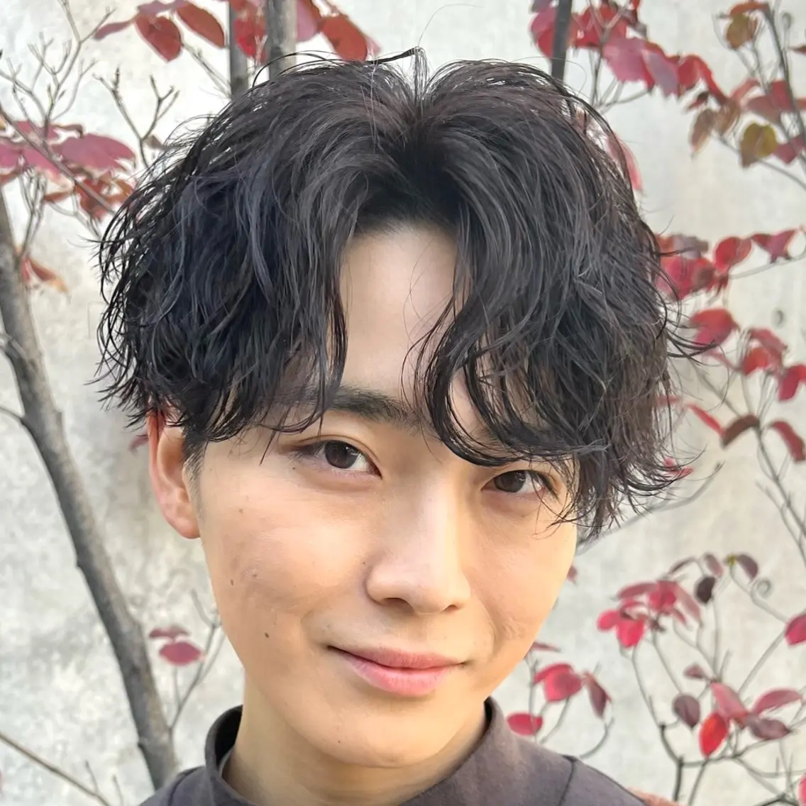 ミディアム パーマ ヘアアレンジ メンズ fifth 石川 凪のヘアスタイル
