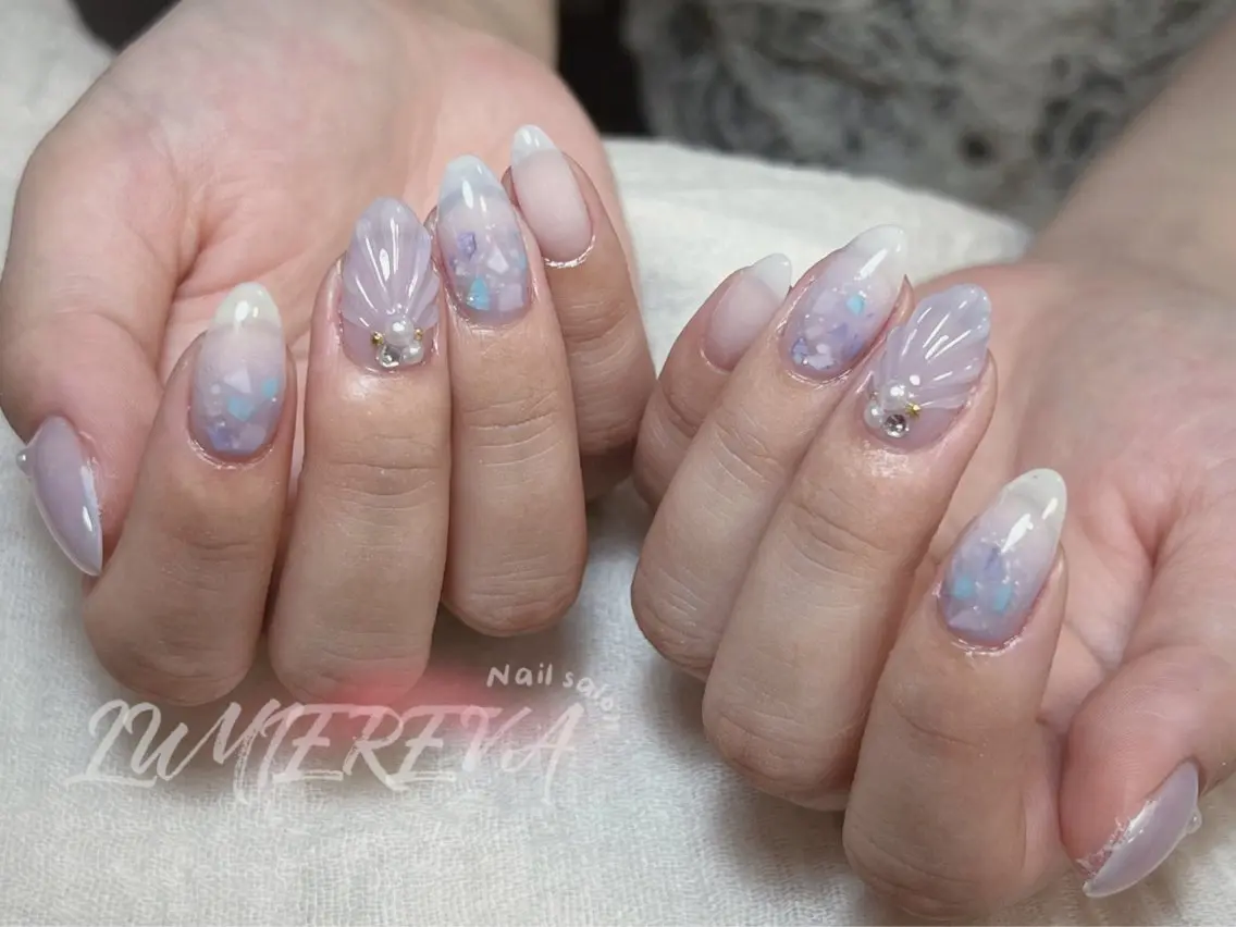 ネイル ハンドネイル Lumiereva @ネイルモデル募集中のネイルデザイン