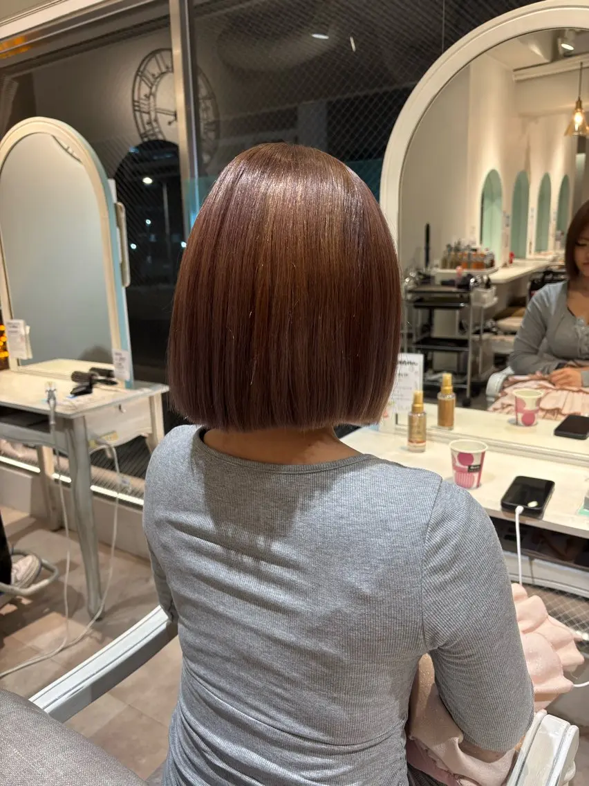 ✂️ミニモ限定レディースカットカラー🌈(ショート～ボブ)の写真