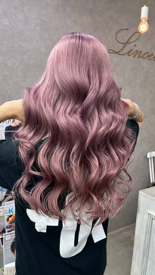 ロング ヘアカラー 中道 晶のヘアスタイル