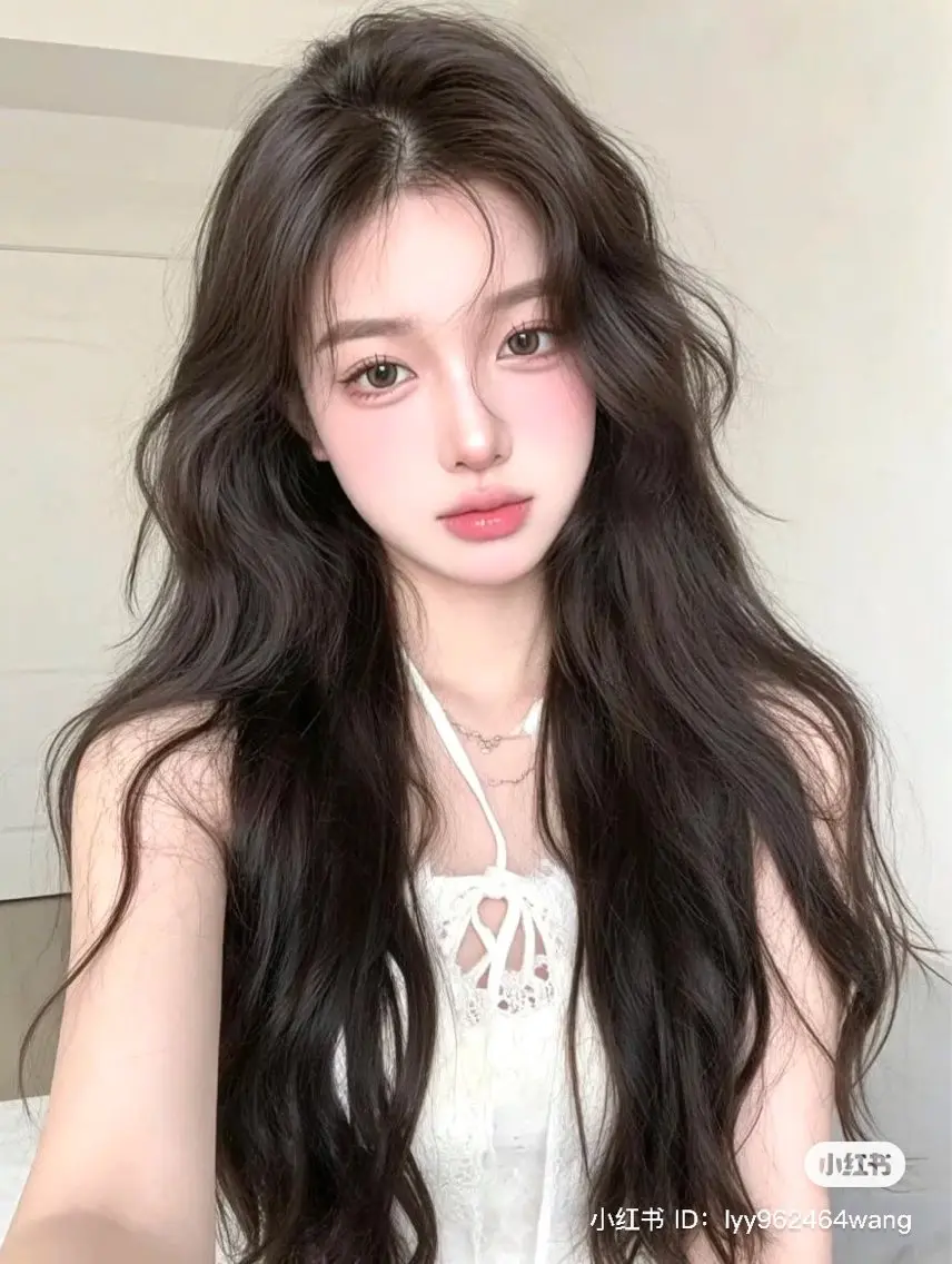 ロング カット ヘアカラー 韓国✖️網紅🖤 パーマYURIYAのヘアスタイル