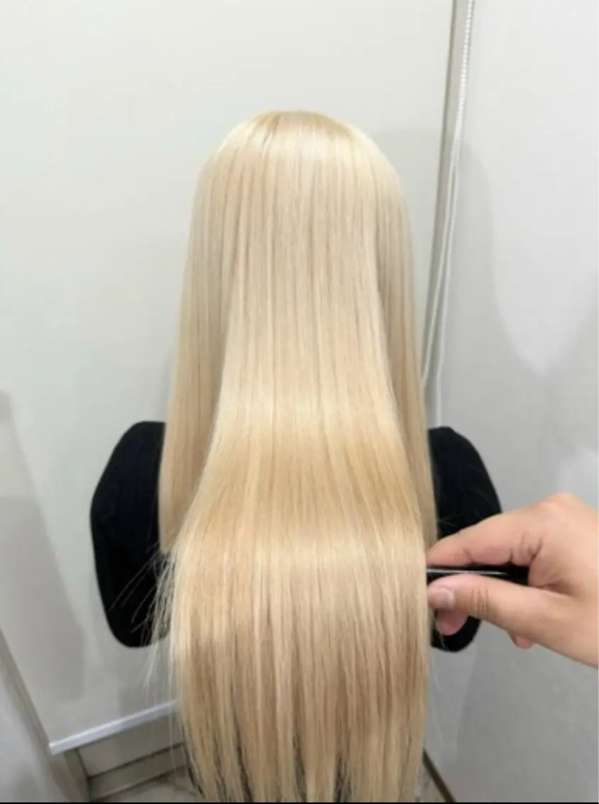 【髪質改善ベーシックコース】髪質改善カラー(FIBREPLEX+UPTOGLOSS)+カットの写真